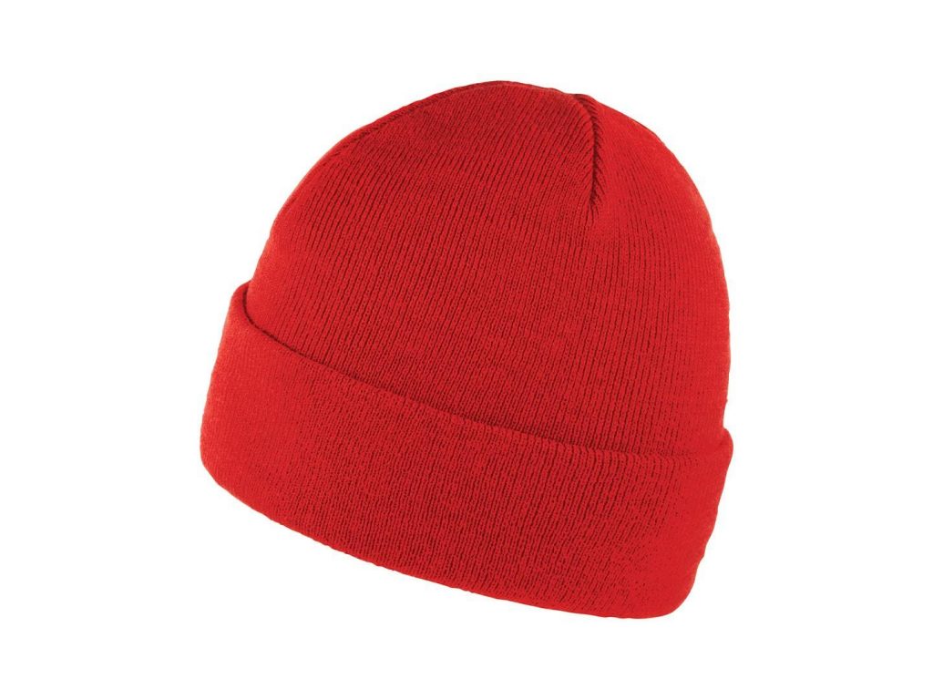 Reklamní zimní čepice červená