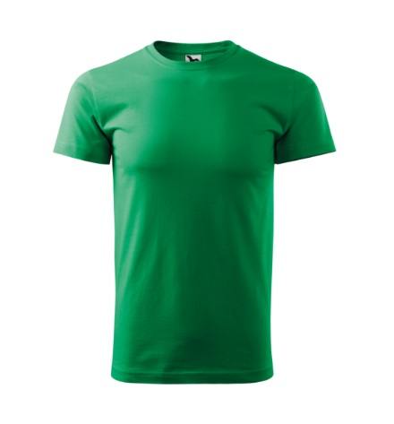 Zelené tričko Malfini k potisku, výšivce